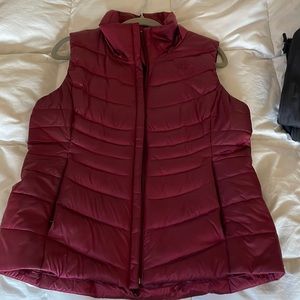 The North Face women’s red vest size medium
